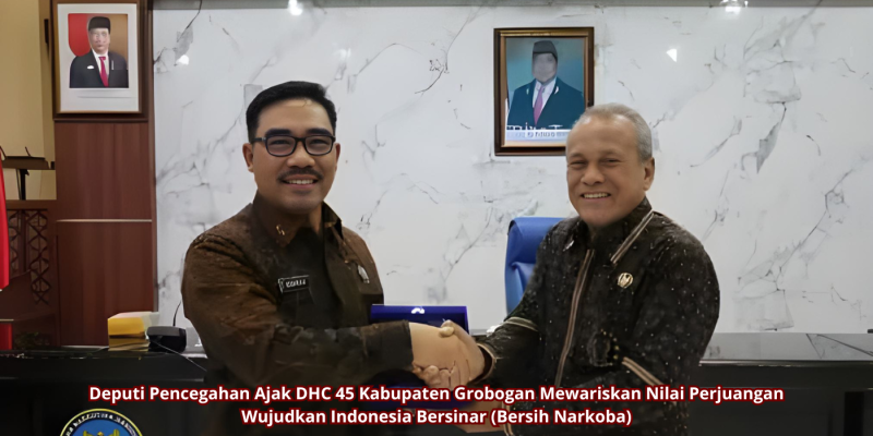 Deputi Pencegahan Ajak DHC 45 Kabupaten Grobogan Mewariskan Nilai Perjuangan Wujudkan Indonesia Bersinar (Bersih Narkoba) 3/10/2023