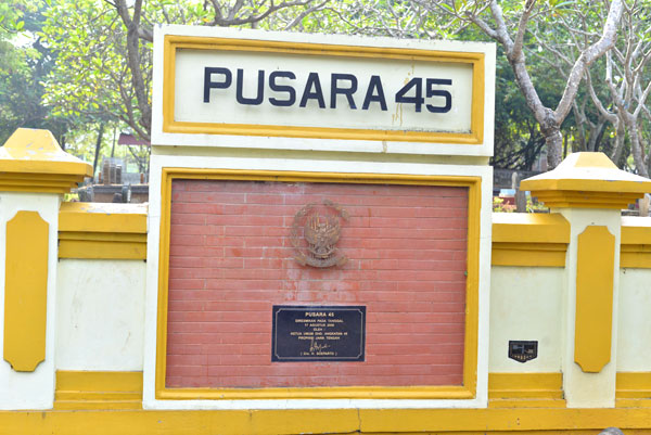 Ziaran di Pusara 45 dalam rangka HUT Angkatan 45, tanggal 20 Maret 2023