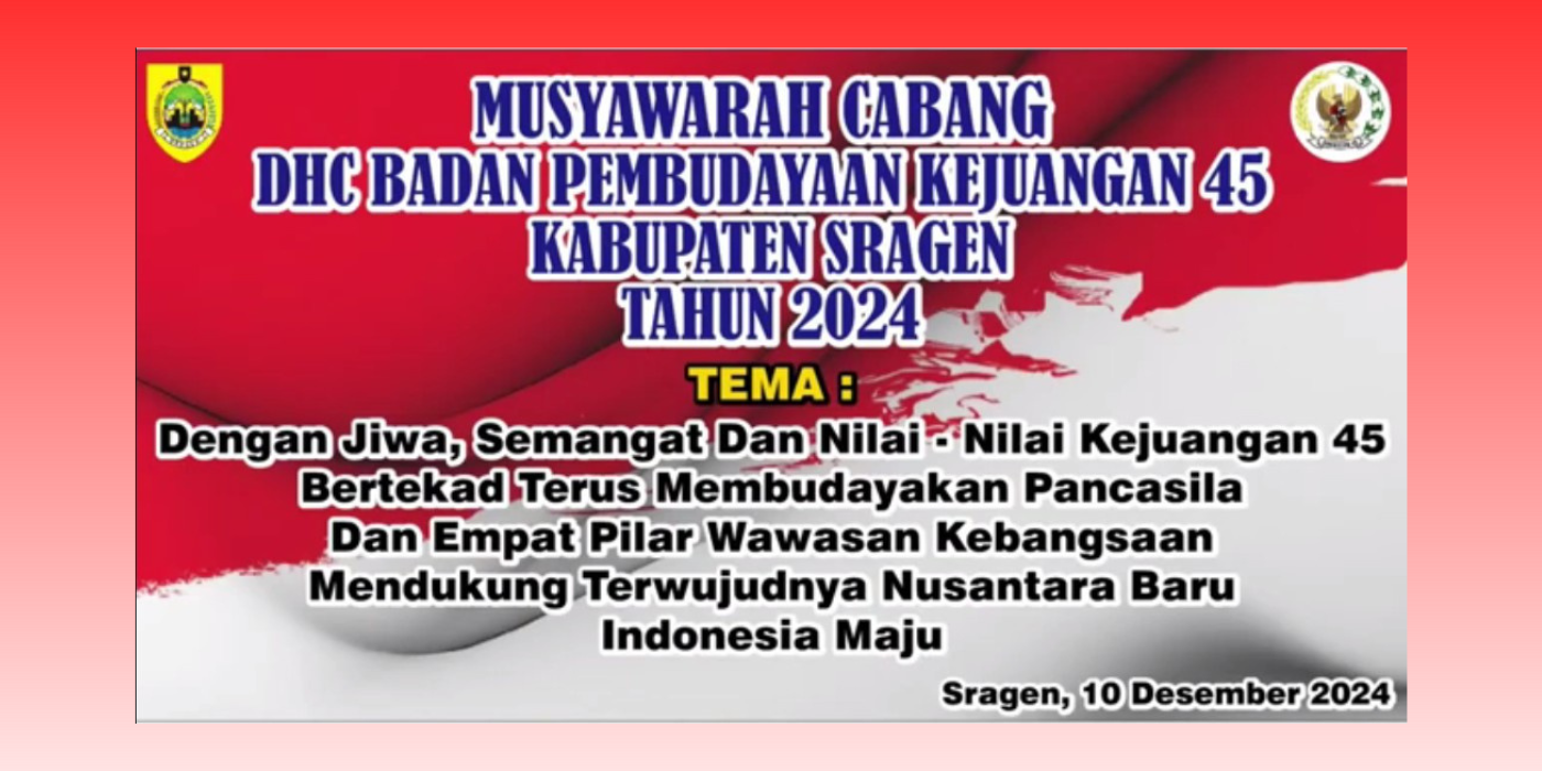 Muscab DHC BPK45 Sragen 2024